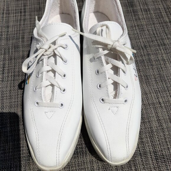 Vintage 90s L.A. Gear White Running Shoes Sneakers Size 8.5 Runners Aerobics - Picture 10 of 11